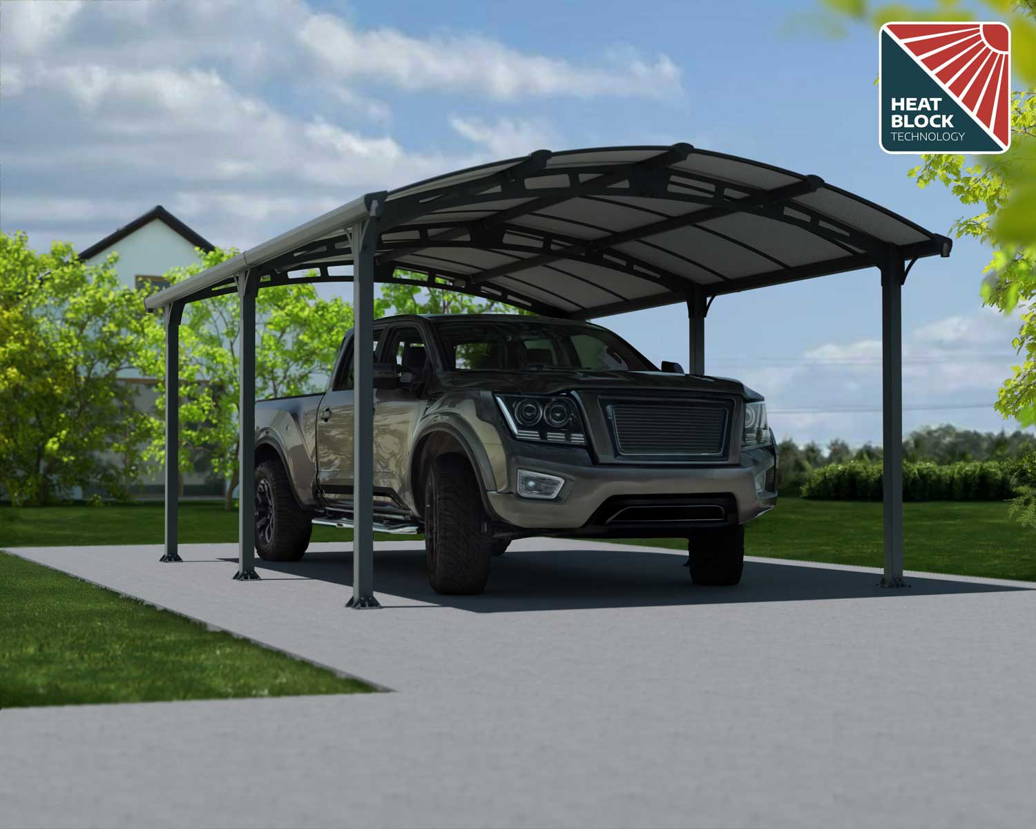 Arcadia 12 ft. x 17 ft. Carport Kit | Canopia by Palram