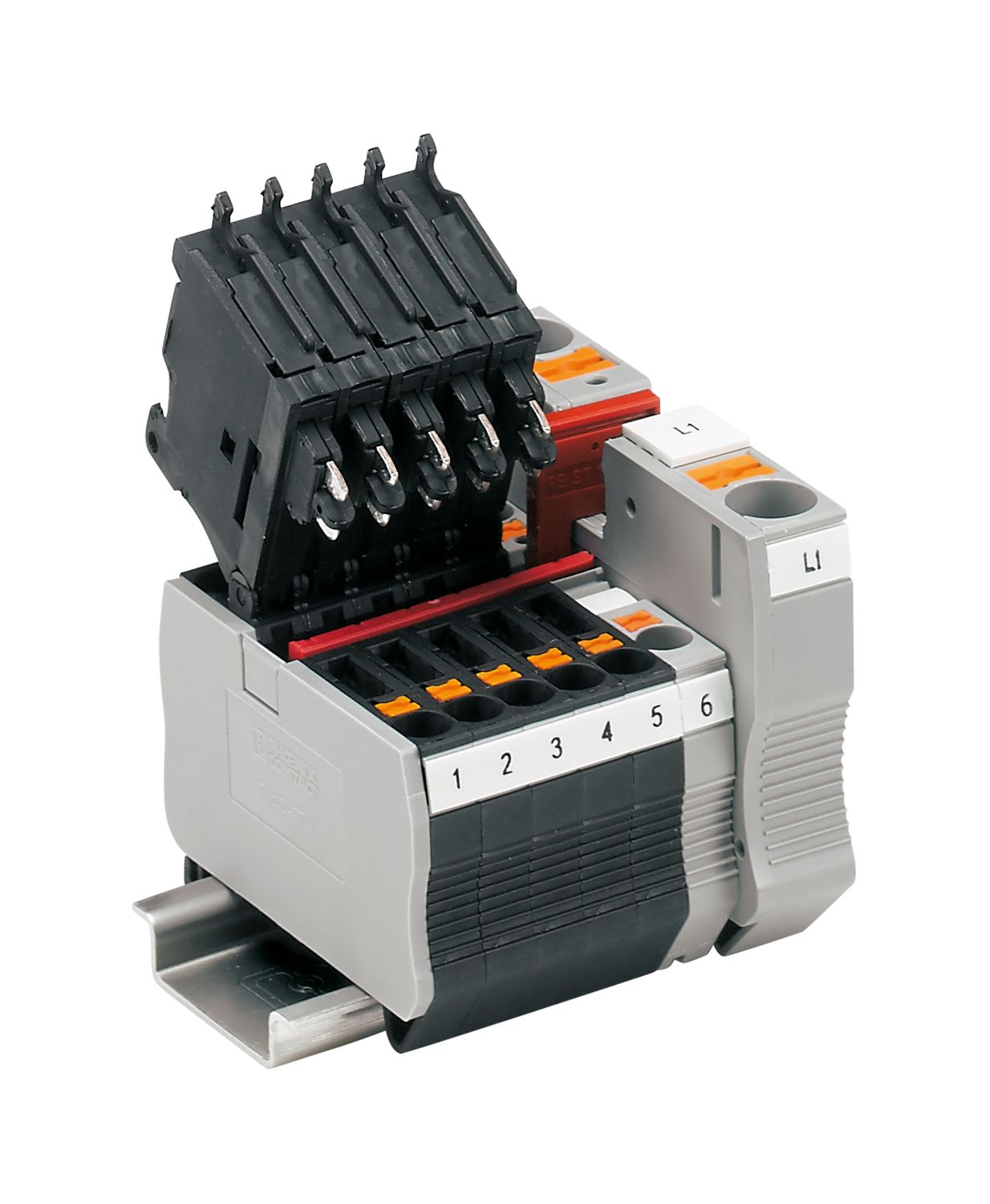 PT 4-L/HESI (5X20) - Fuse modular terminal block - 3002608