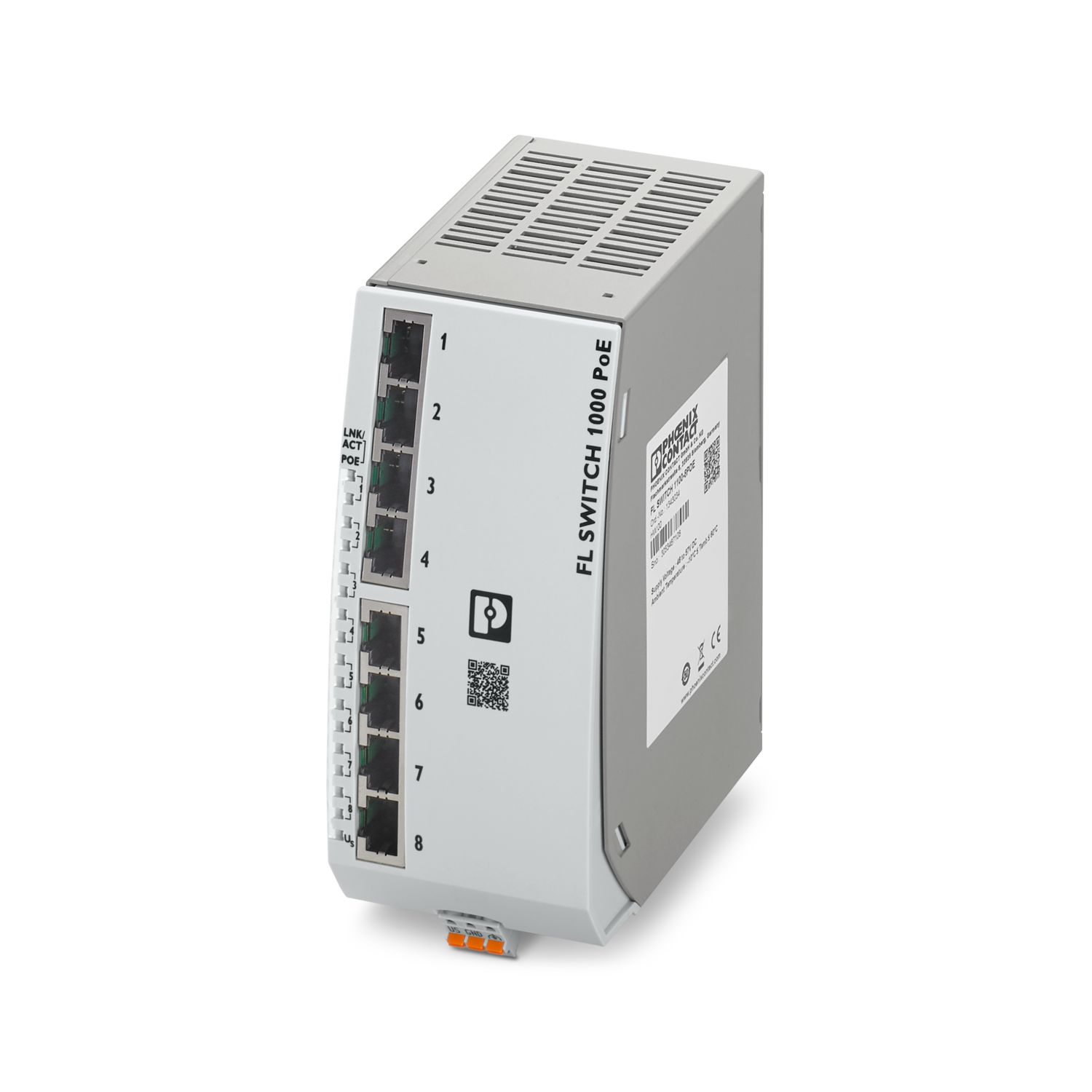 FL SWITCH 1000-8POE - Industrial Ethernet Switch - 1342622