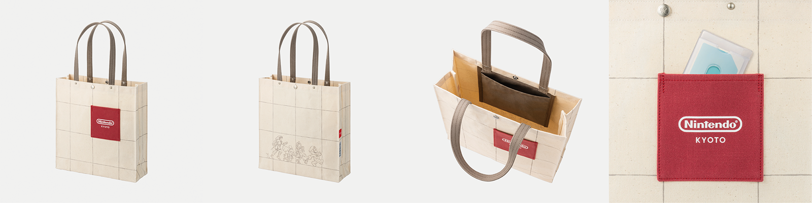The bag we made with Nintendo KYOTO | ICHIZAWA SHINZABURO HANPU