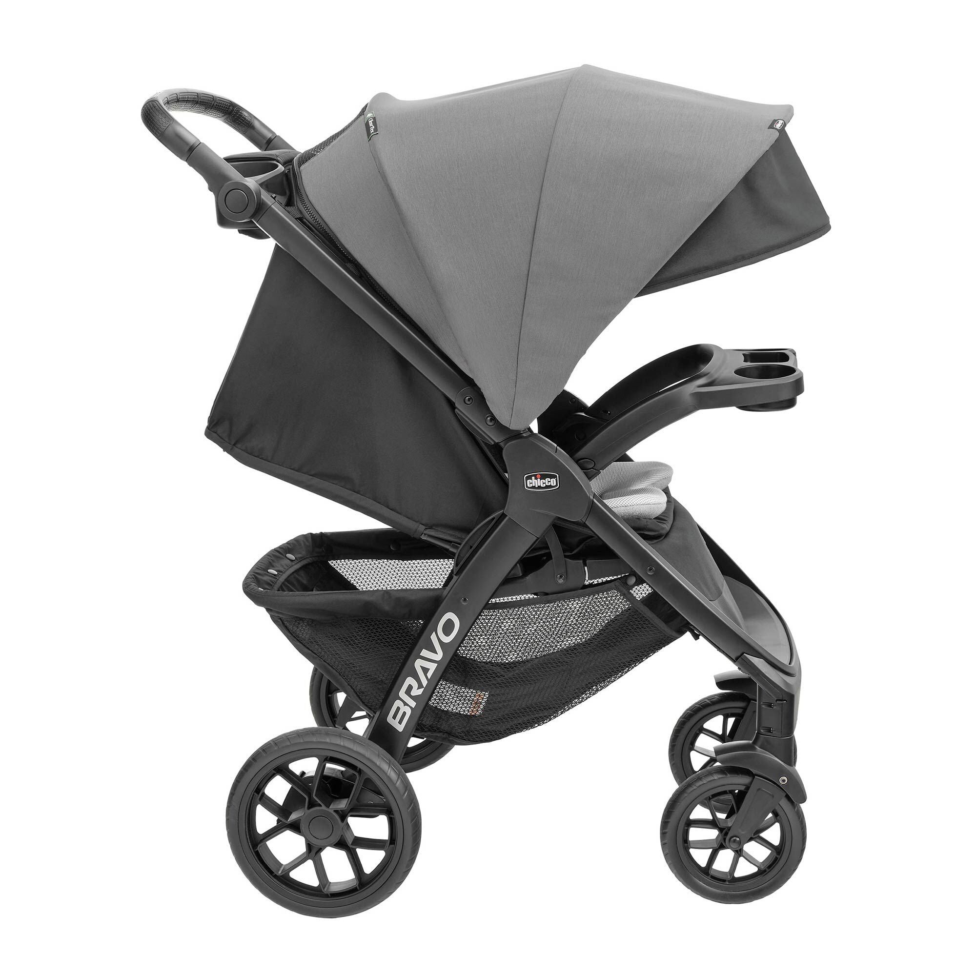 Chicco Bravo LE ClearTex Quick-Fold Stroller - Pewter – Capitalkidz