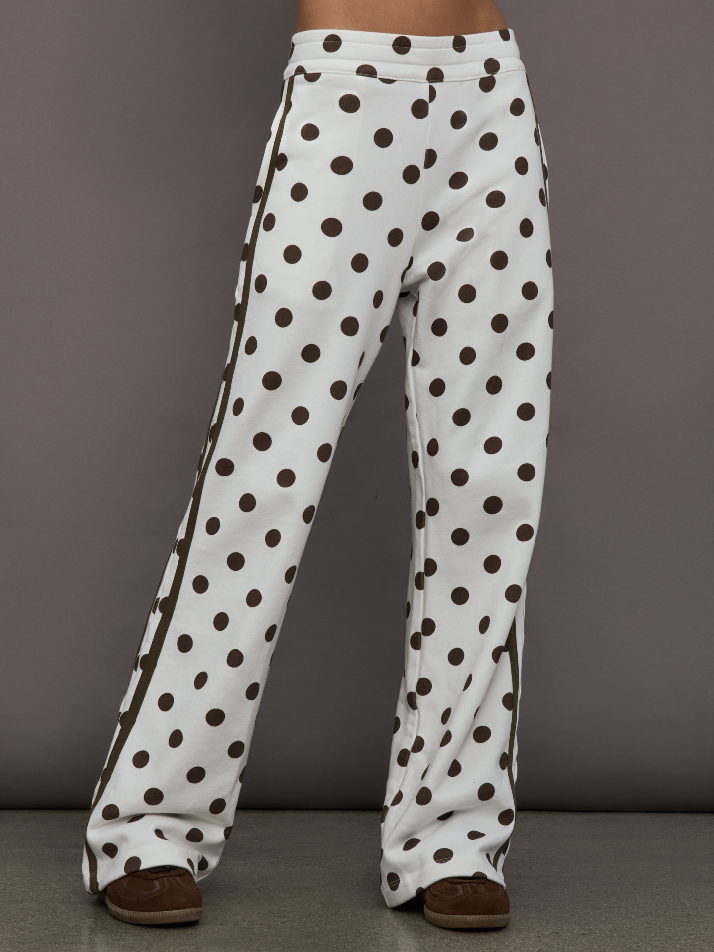 Polka Dot Half Zip - White/Carafe Polka Dot – Carbon38