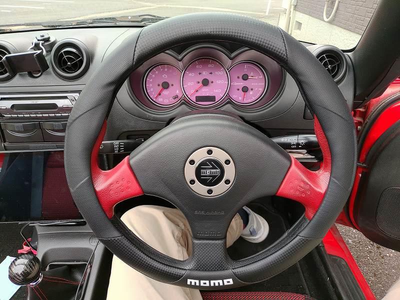 L880K コペン momo製ステアリングカバー取付 | tacoma目次ページ PRを