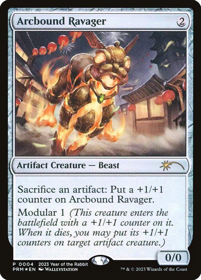 Arcbound Ravager · Year of the Rabbit 2023 (PL23) #6 · Scryfall