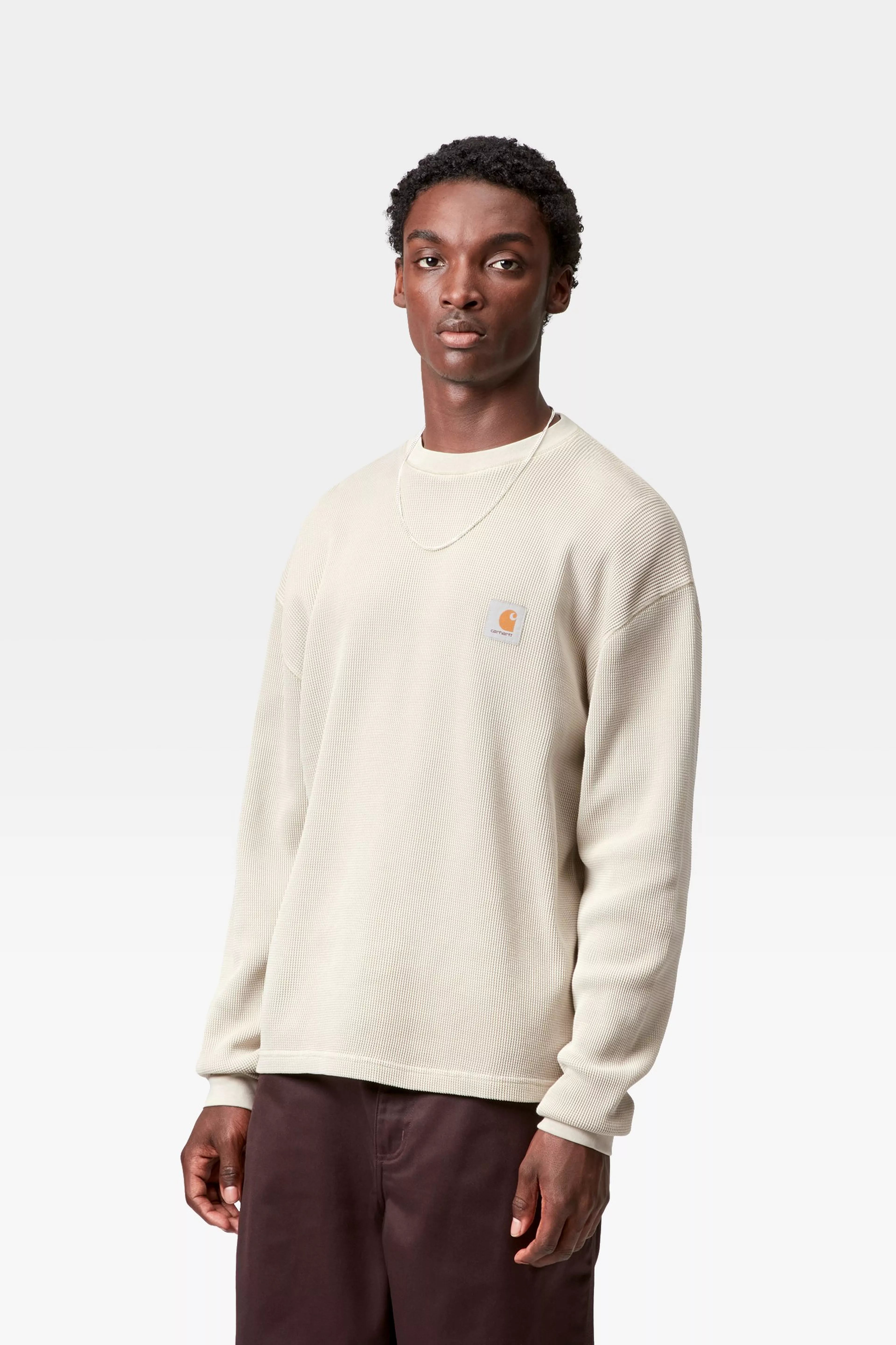 ロングスリーブビスタワッフルTシャツ