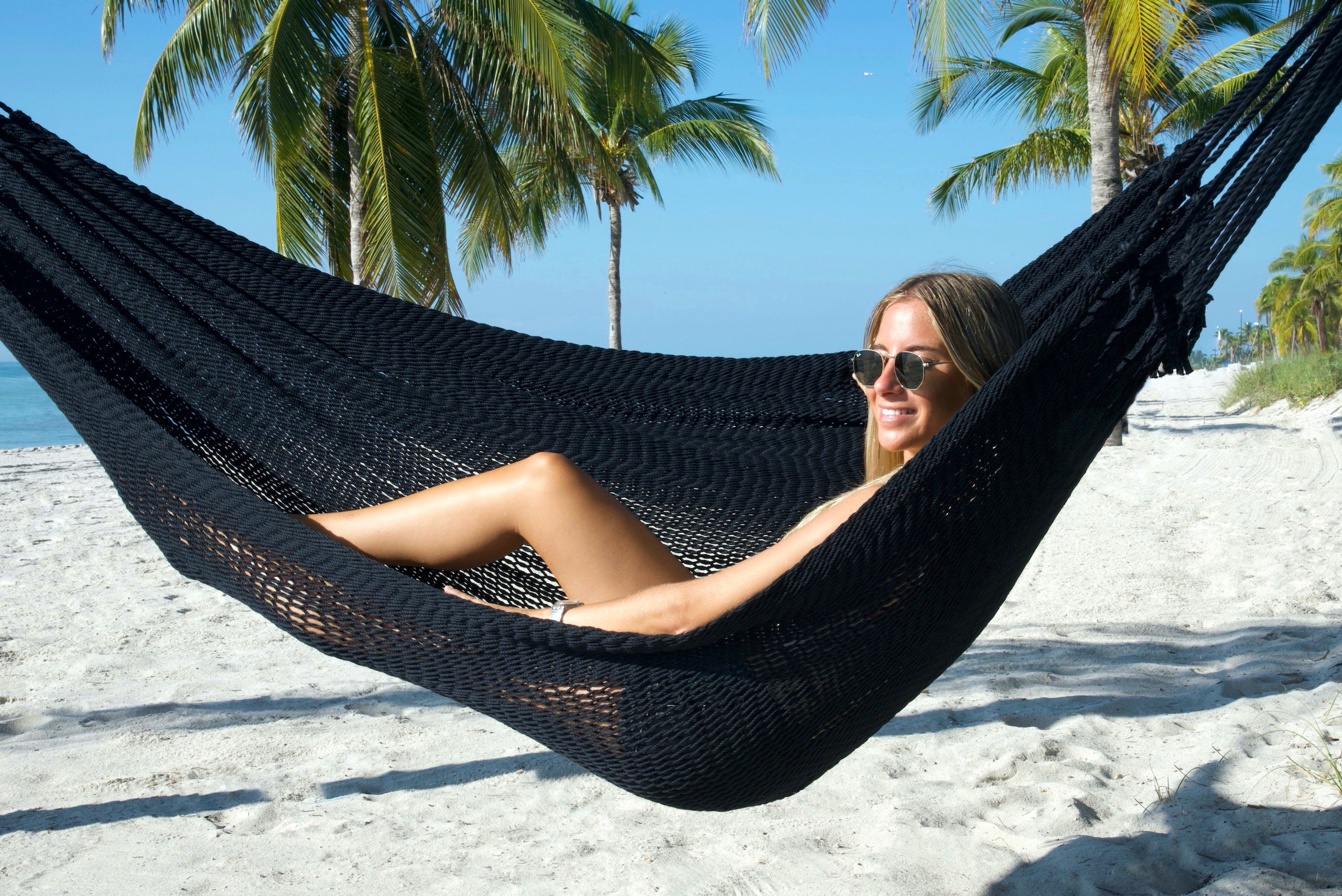 Caribbean Mayan Hammock - Black – Caribbean Hammocks
