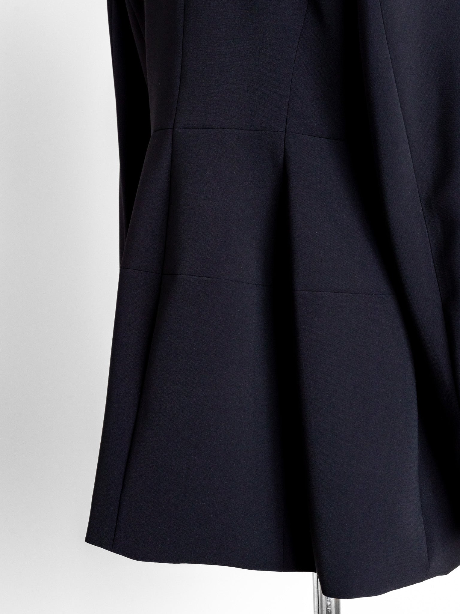 Ruffle 2way Peplum Jacket -Navy – CARLA