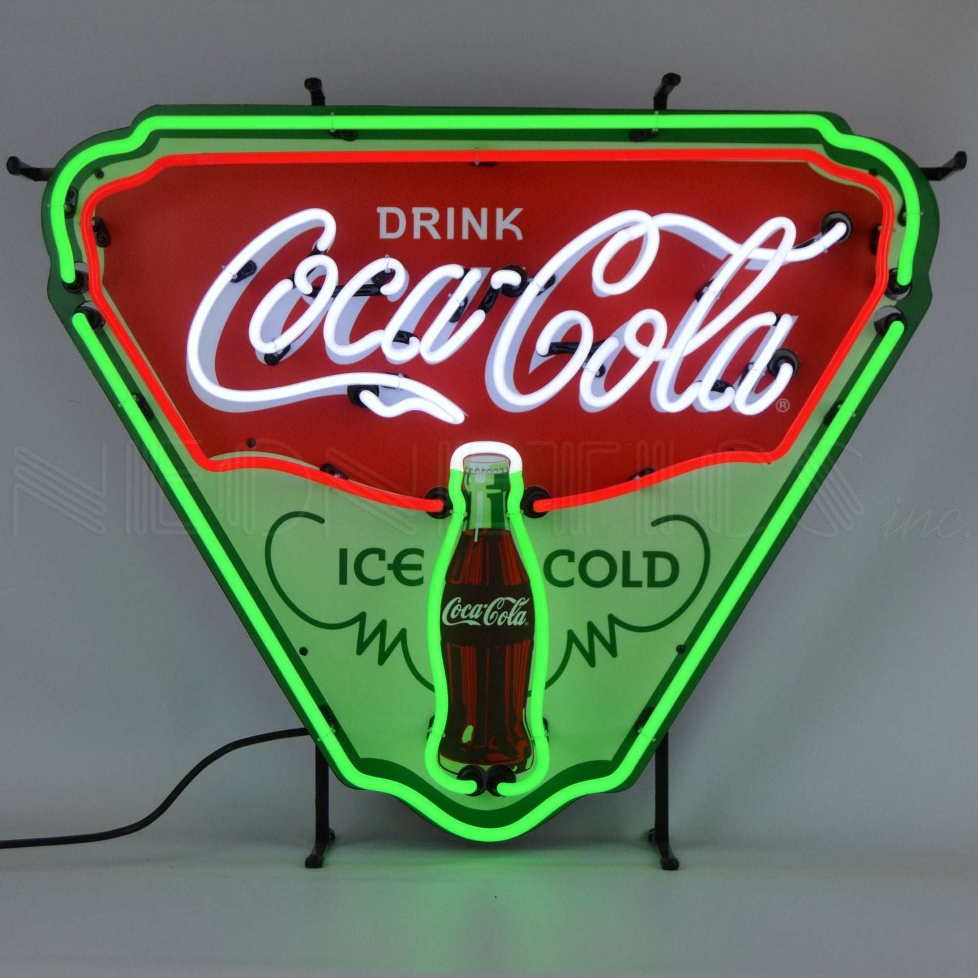 Coca-Cola Ice Cold Shield Neon Sign | CAVES