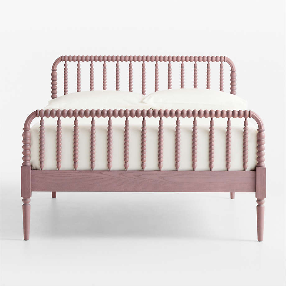 Jenny Lind Dyed Lilac Rose Wood Kids Full Bed + Reviews | Crate & Kids