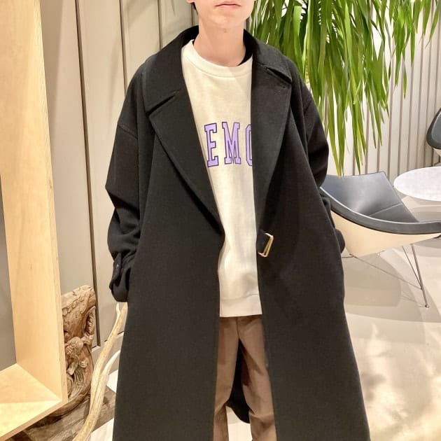BeAMS DOT オーバー トレンチコート ブラック BeAMS DOT（ビームス