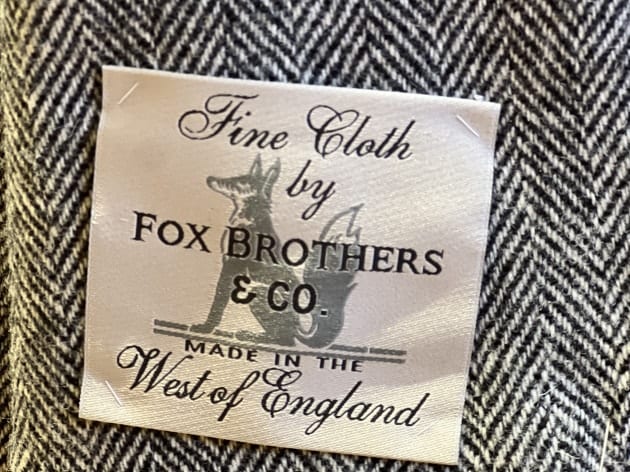 限定商材】＜RING JACKET＞FOX BROTHERS GREY HERRINGBONE JACKET