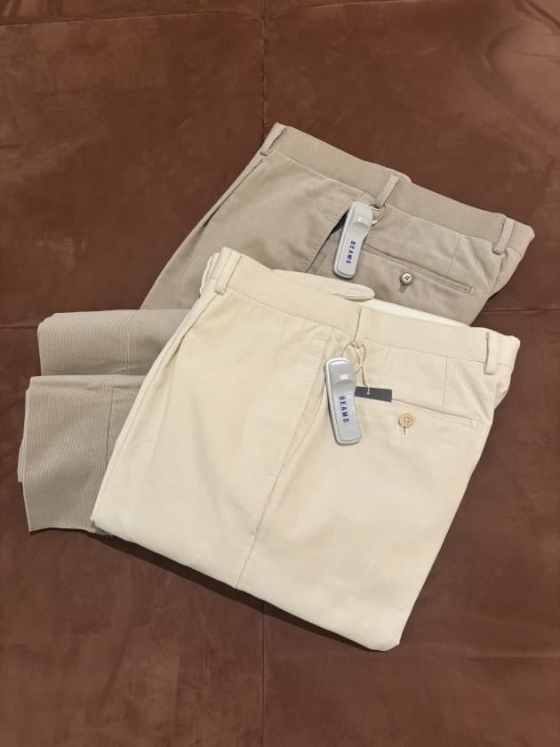 BEAMS F＞秋冬シーズンに汎用性抜群のCORDUROY PANTS｜ビームス ライフ