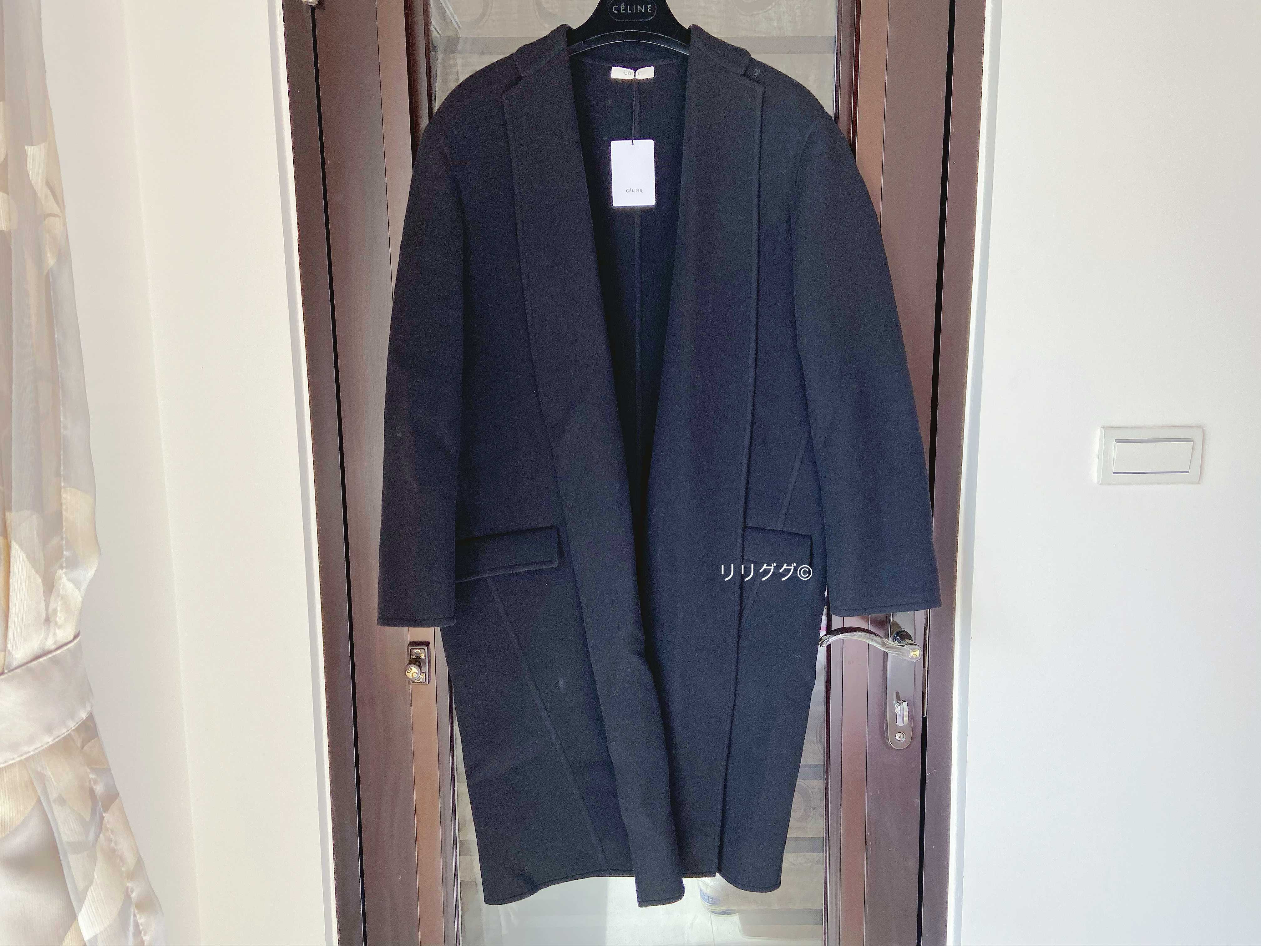 セリーヌ)カシミヤ フィービー エッグクロンビー コート (CELINE