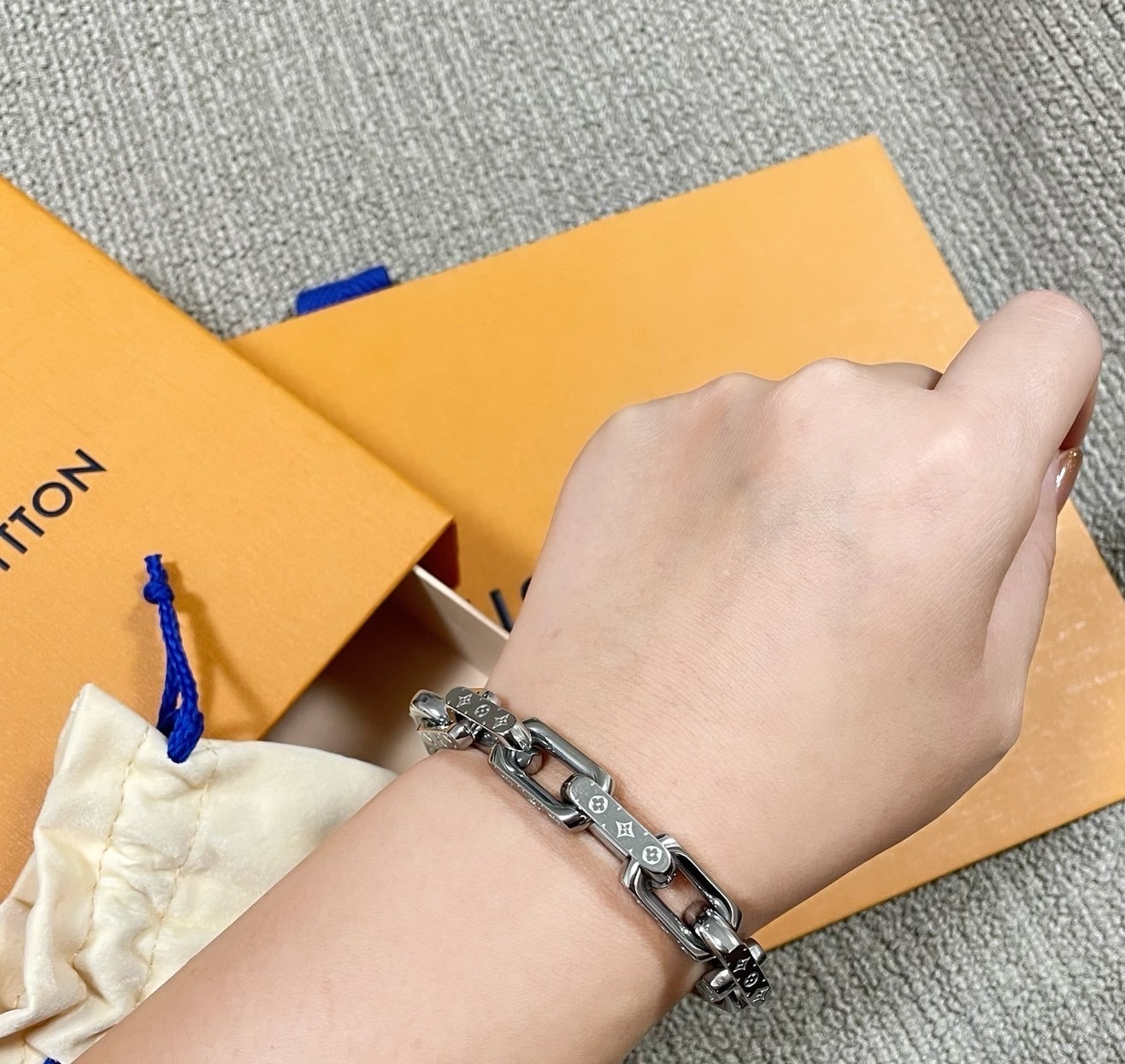 LV】チェーンブレスレット モノグラム◇CHAIN BRACELET (Louis Vuitton