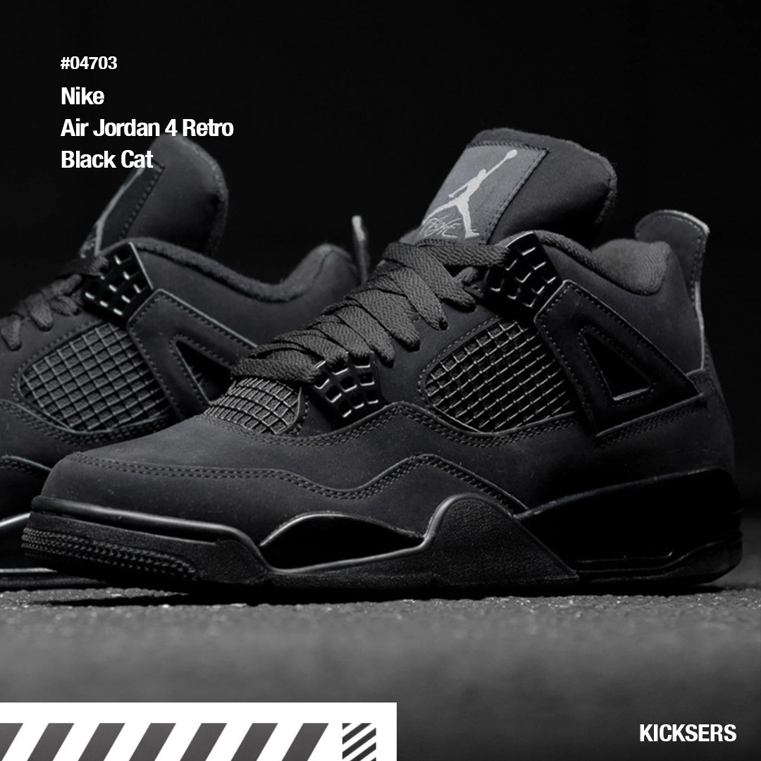 人気話題！Nike Air Jordan 4 Retro Black Cat (Nike/スニーカー