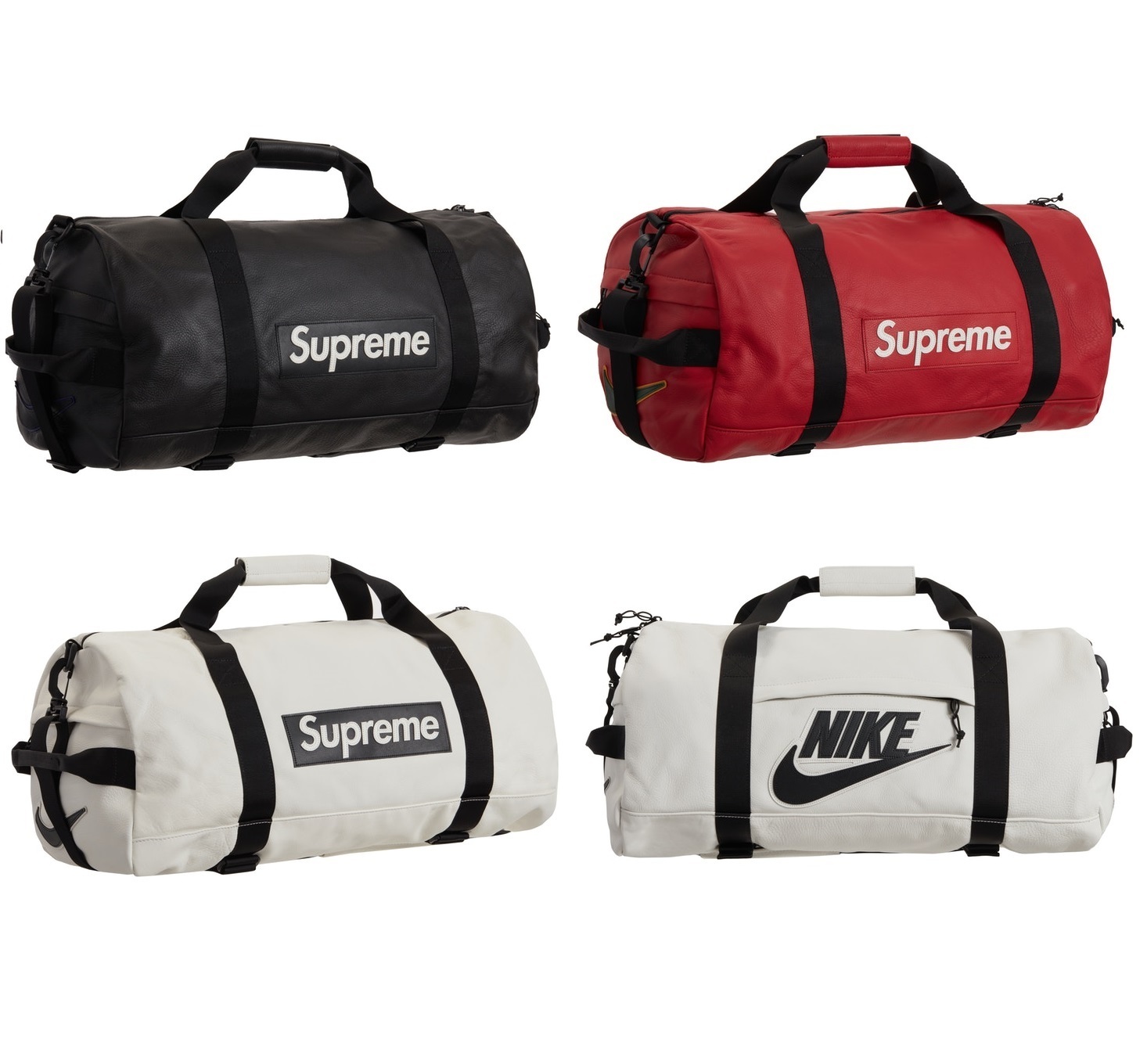 SUPREME x Nike☆入手困難☆ボックスロゴレザーボストンバッグ