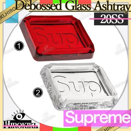 13S/S Supreme Glass Ashtray 灰皿 小物入れ 専用】Supreme Debossed