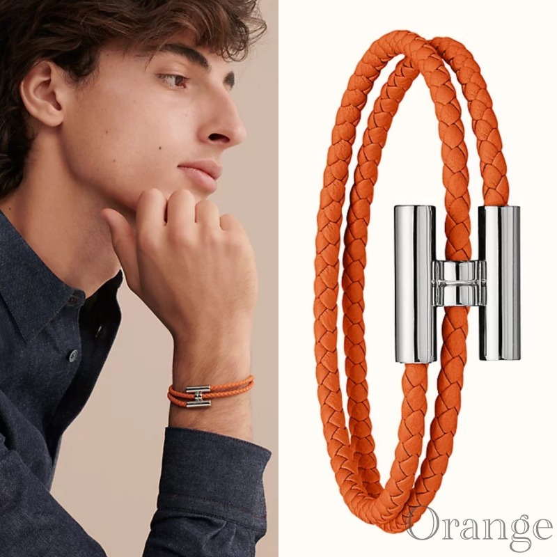 入手困難】Hermesレザーブレスレット トゥルニ トレッセ (HERMES