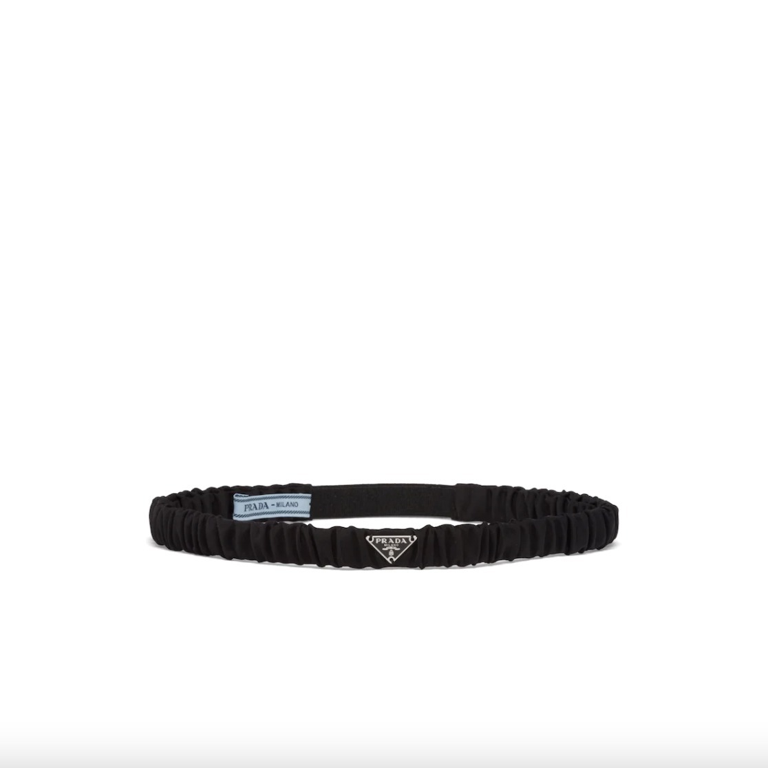 PRADA Re Nylon トライアングルロゴ ヘッドバンド 直営店買付 (PRADA