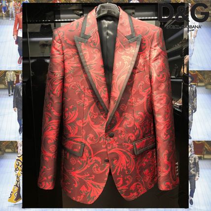 レッド（赤）系 Dolce & Gabbana(ドルチェ&ガッバーナ) テーラード