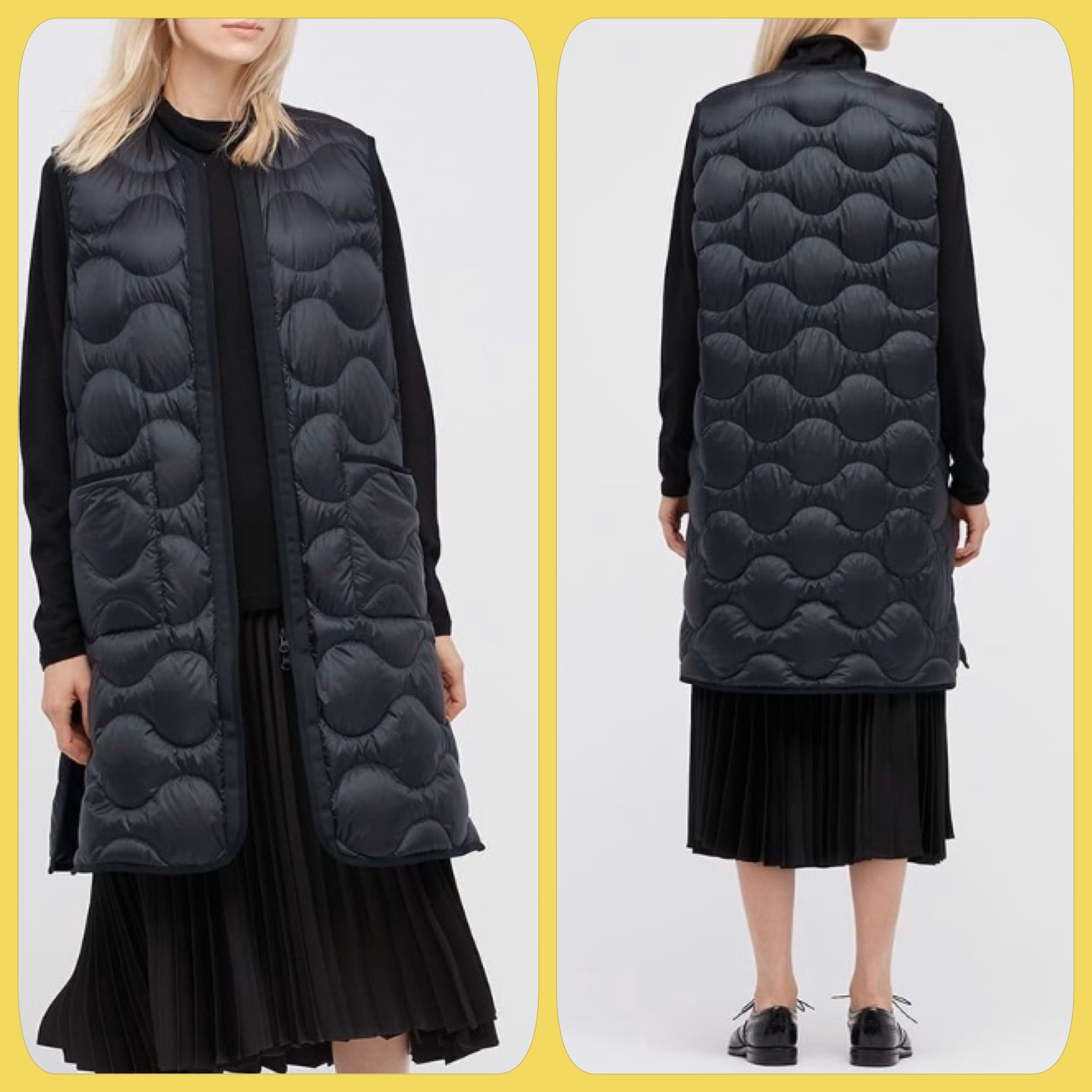 UNIQLO×Theory ブロックテック+ウルトラロングダウンベスト XL UNIQLO