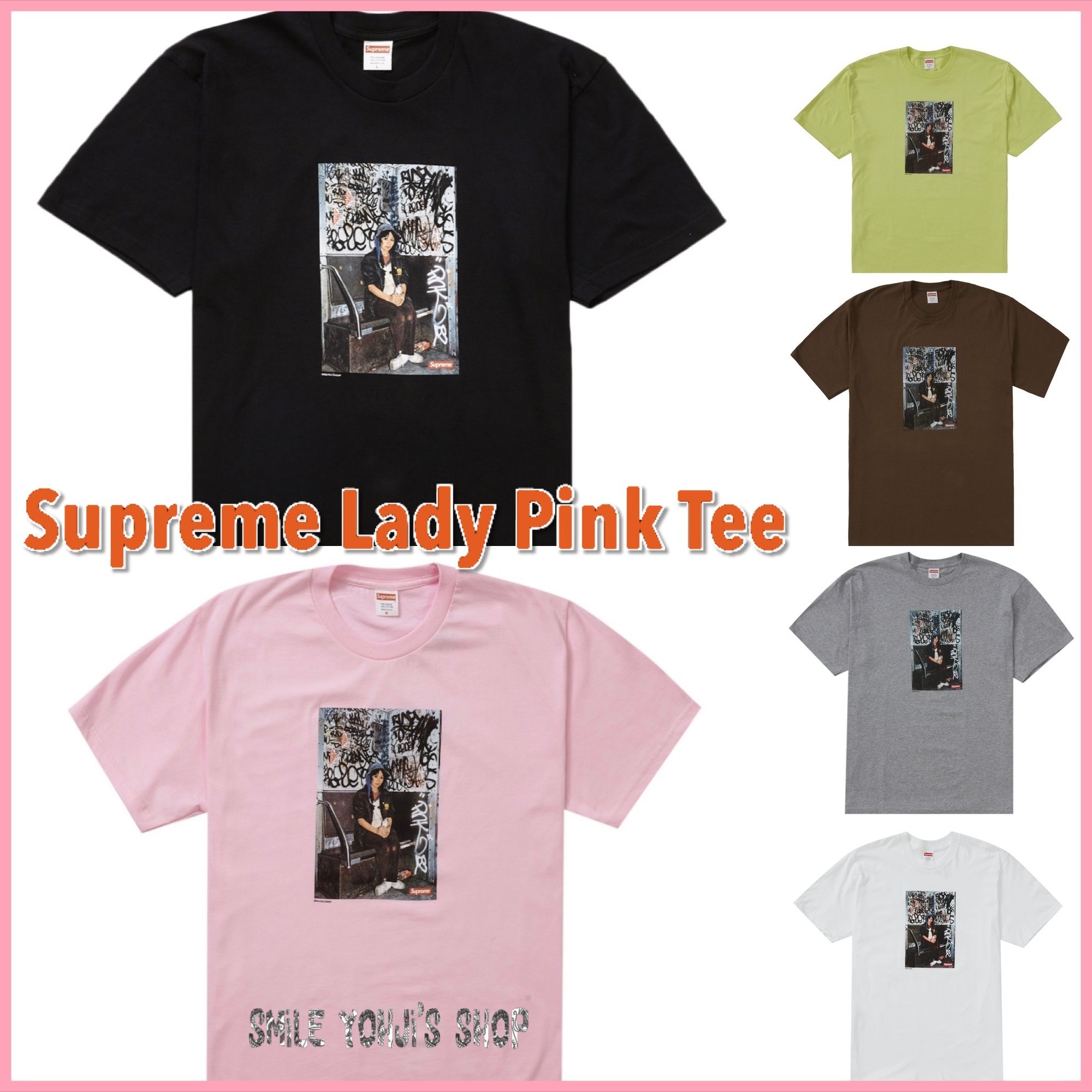 ☆21AW WEEK18☆Supreme Lady Pink Tee (Supreme/Tシャツ・カットソー