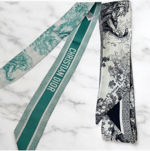 5色展開【DIOR】Toile de Jouy Sauvage ミッツァ スカーフ☆ (Dior