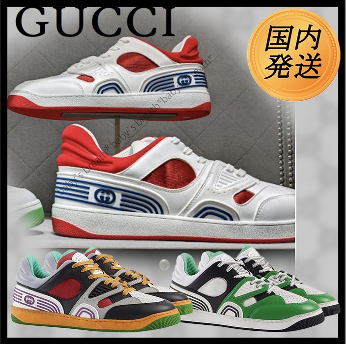 国内発送☆GUCCI】〔グッチ バスケット〕メンズ スニーカー (GUCCI