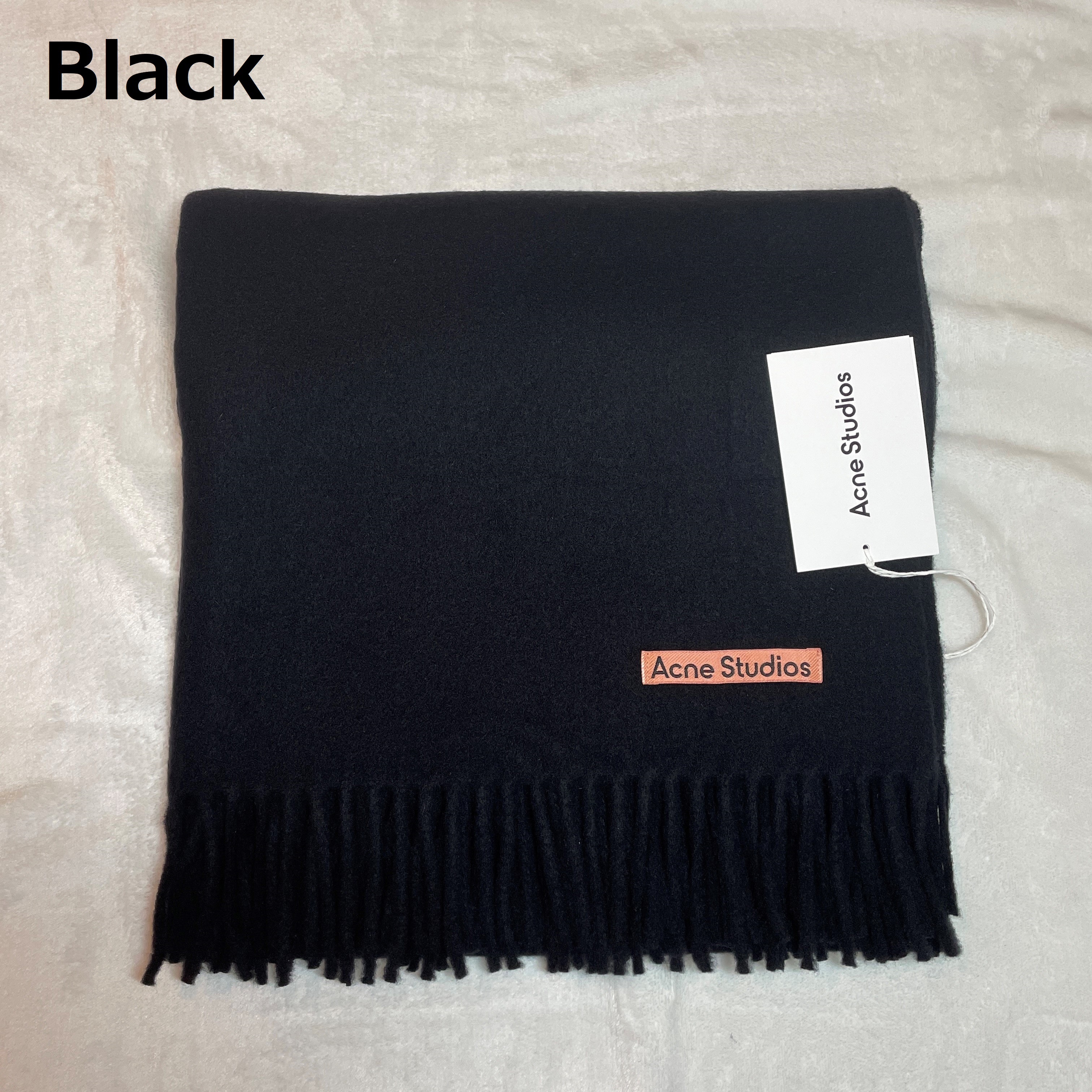 Acne Studios◇フリンジ オーバーサイズ ウールマフラー☆200x70 (Acne