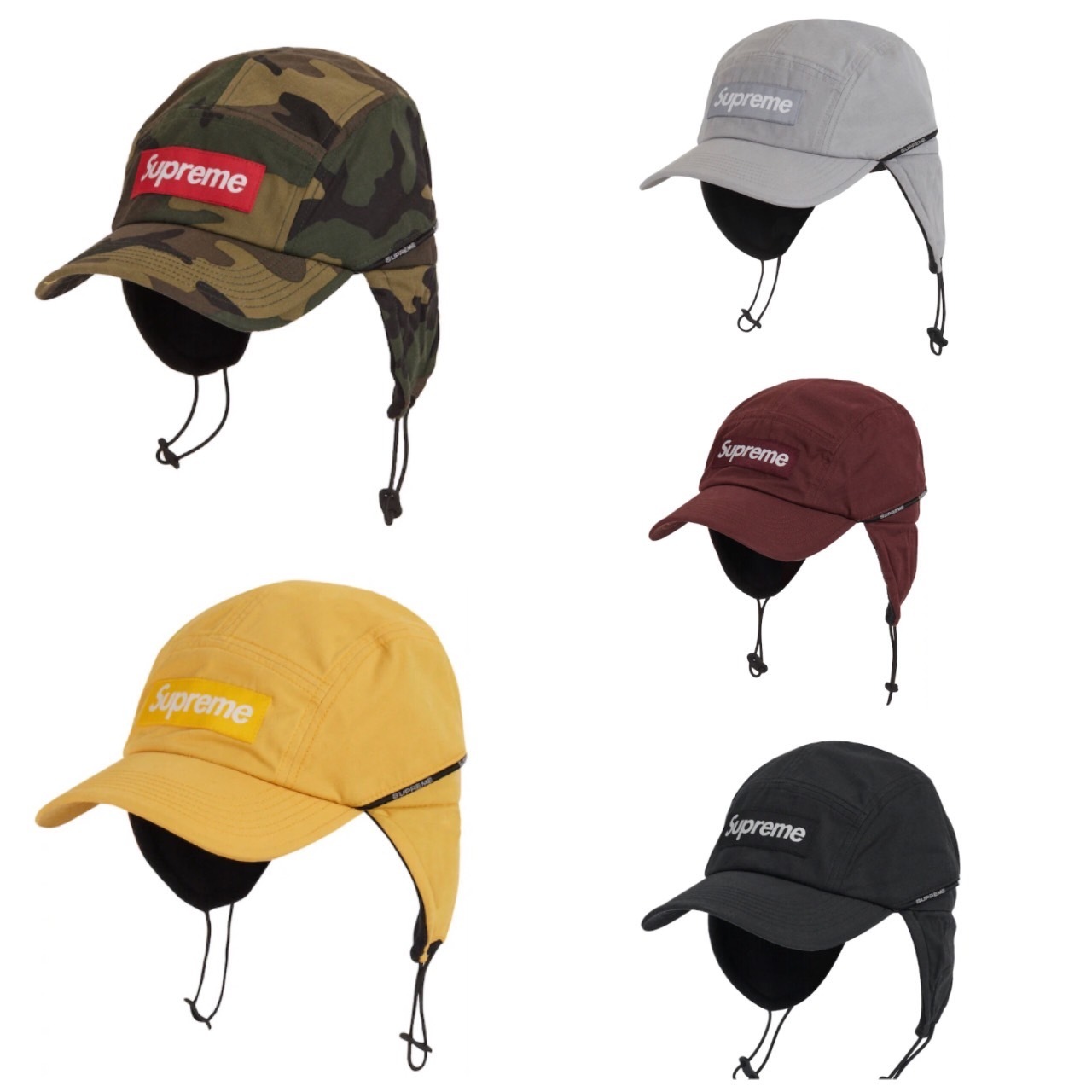 シュプリーム☆キャンプキャップ☆Packable Earflap Camp Cap (Supreme