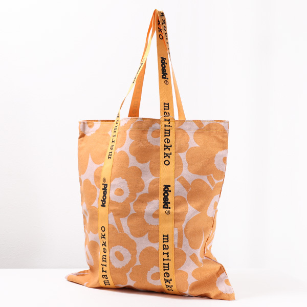 marimekko（マリメッコ）トートバッグ コットン ロゴ ウニッコ