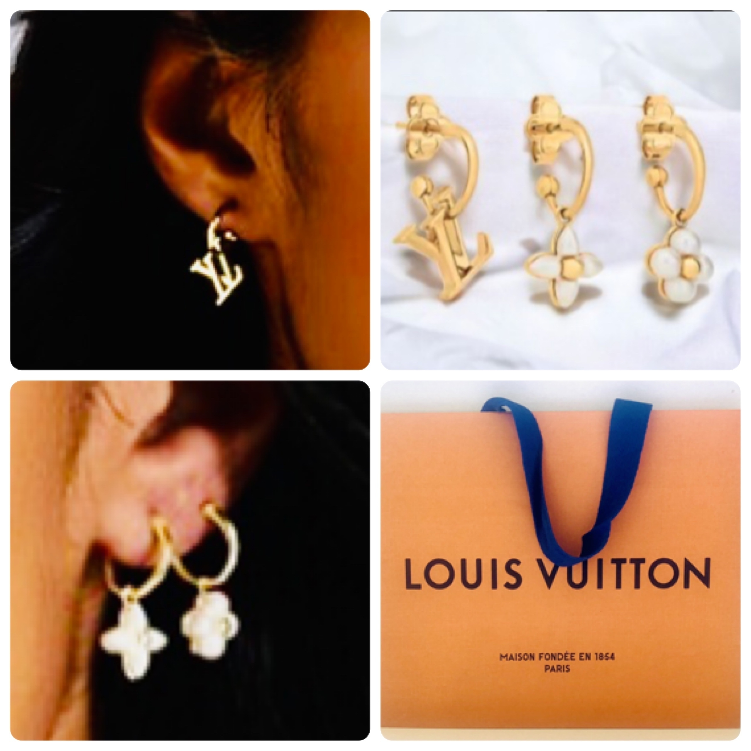 国内完売！Louis Vuitton フローラグラム ピアス (Louis Vuitton