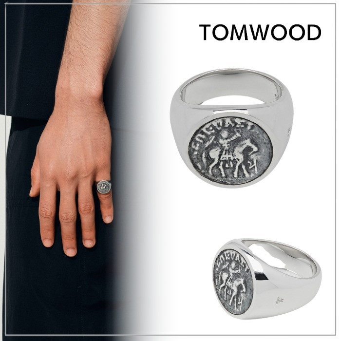 印台】Tom Woodトムウッド コインシグネットリング (Tom Wood/指輪
