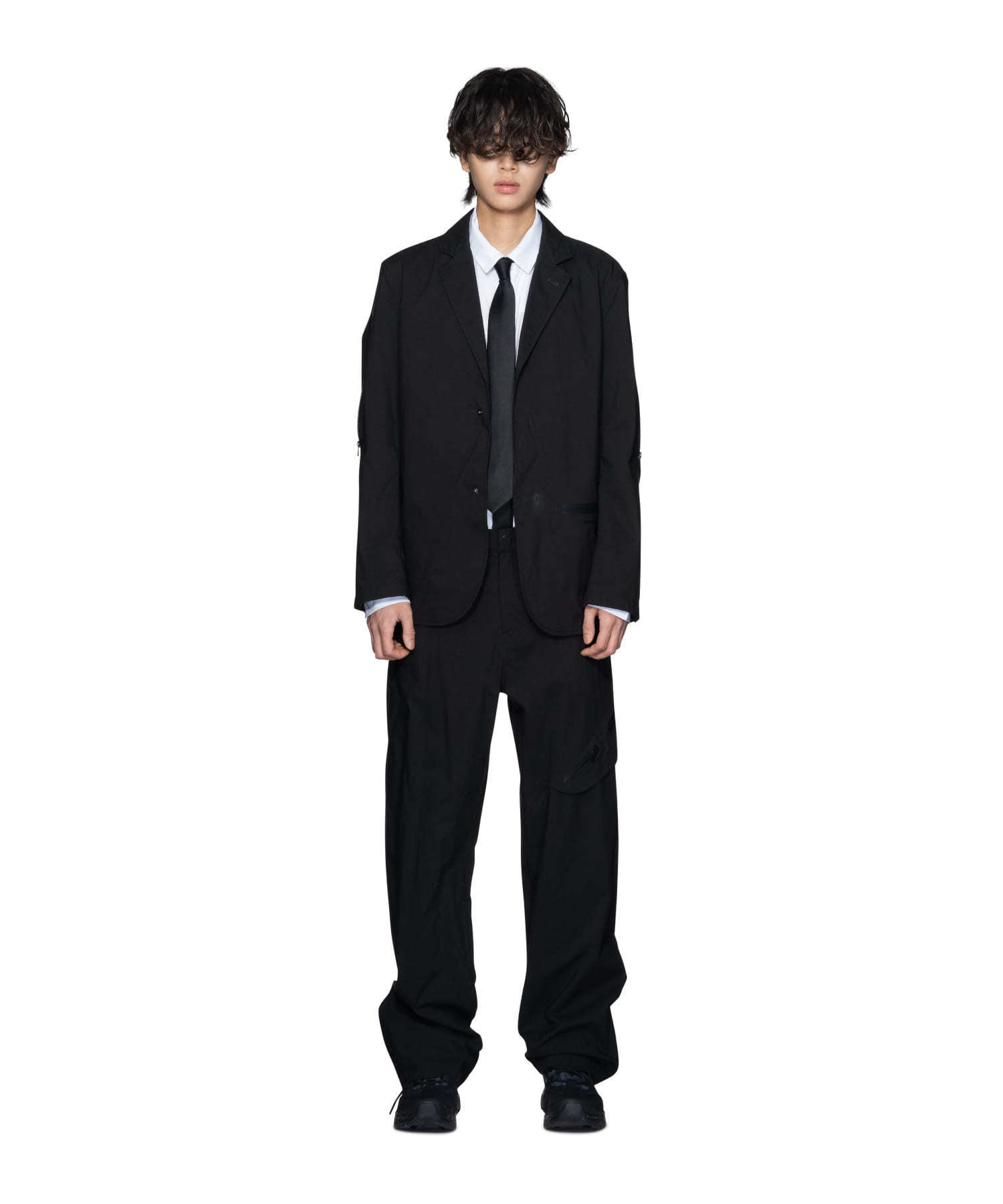 SANSAN GEAR】 23FW WING ZIPPER TROUSER BLACK (San San Gear/パンツ
