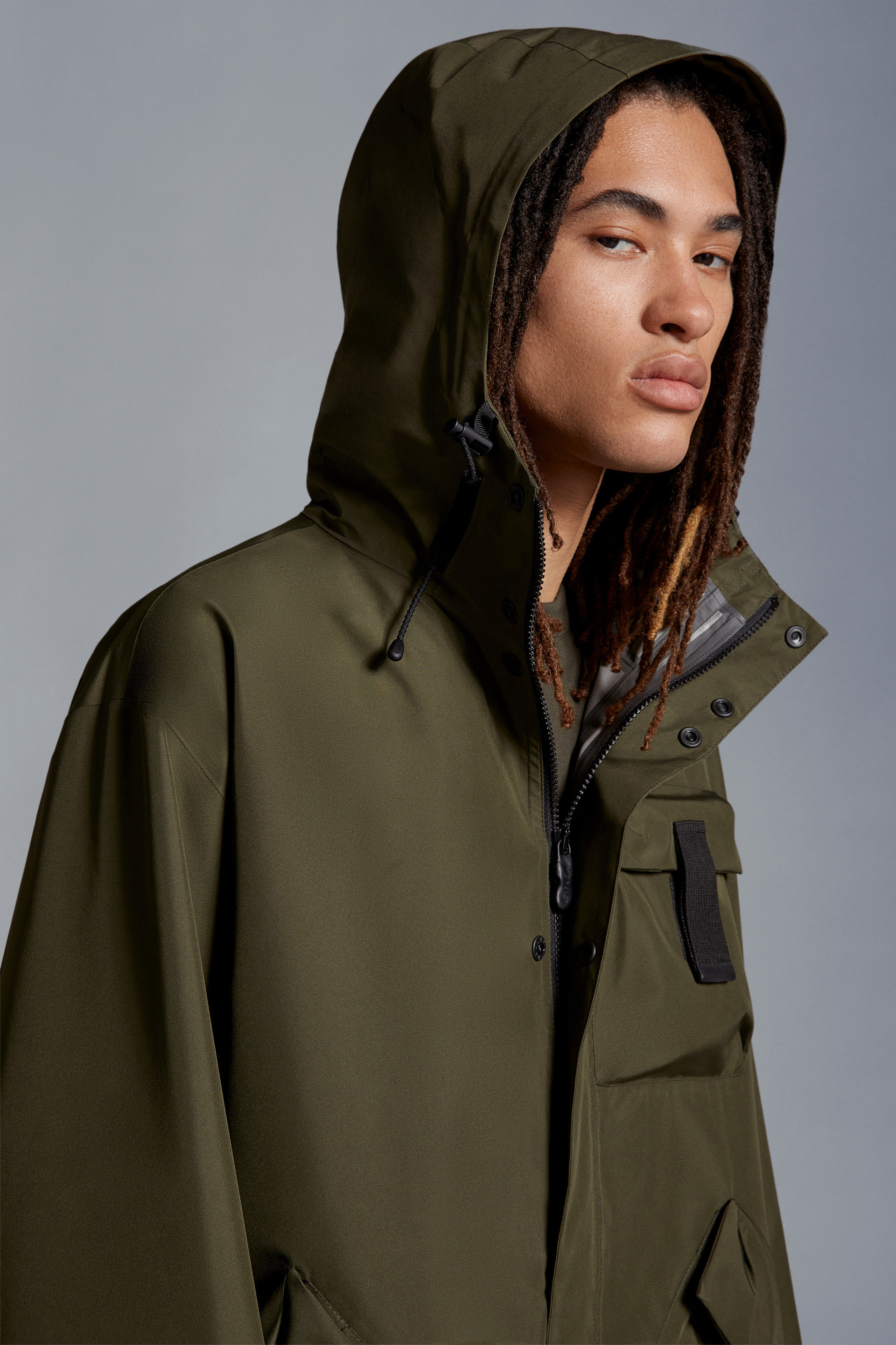 MONCLER】Mengerコート ユニセックス ロゴ フード コラボ 軽量