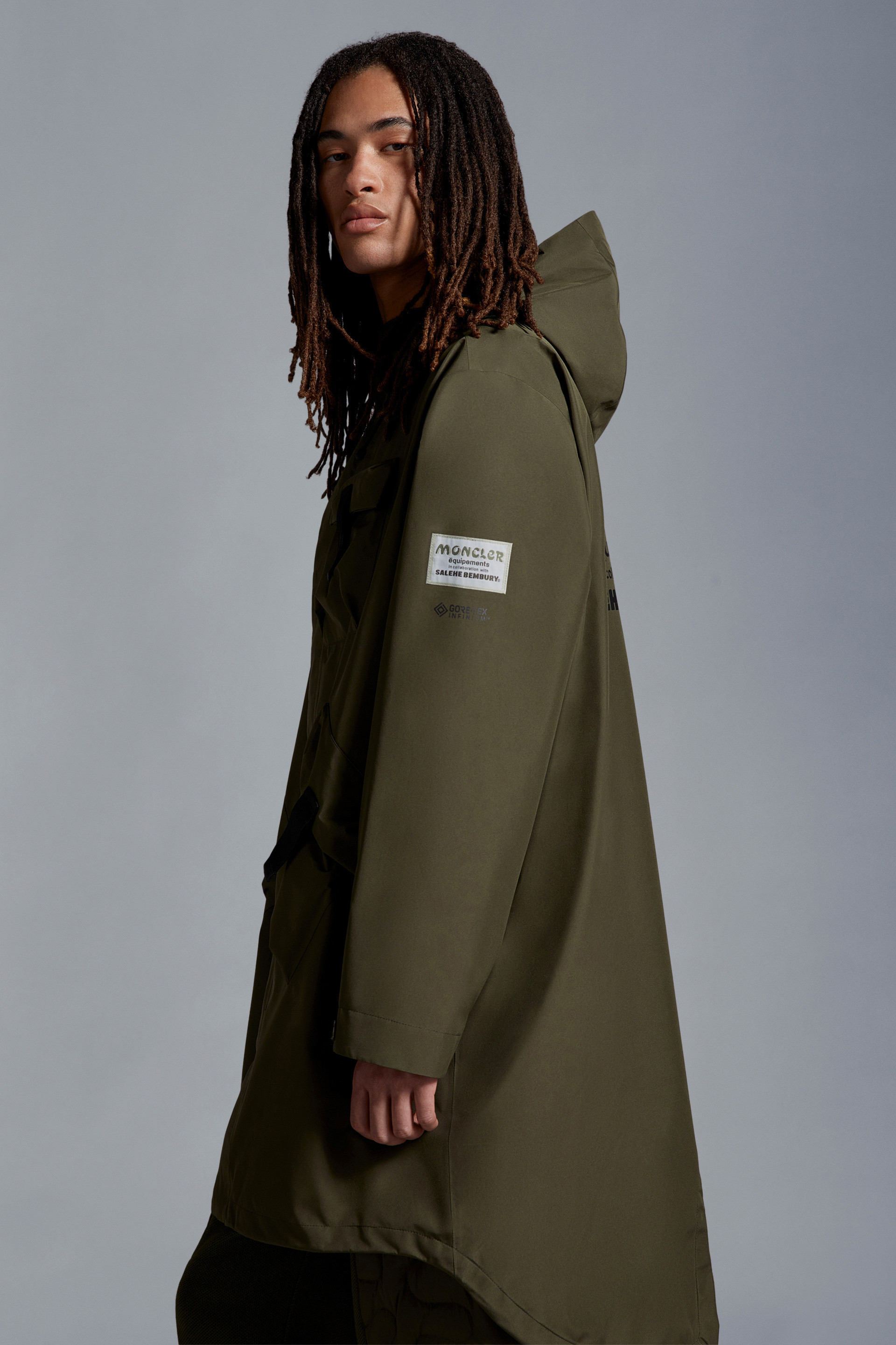 MONCLER】Mengerコート ユニセックス ロゴ フード コラボ 軽量