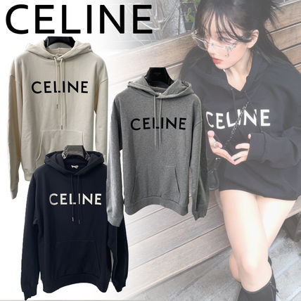 C ブラック（黒）系 M CELINE(セリーヌ) パーカー・フーディ