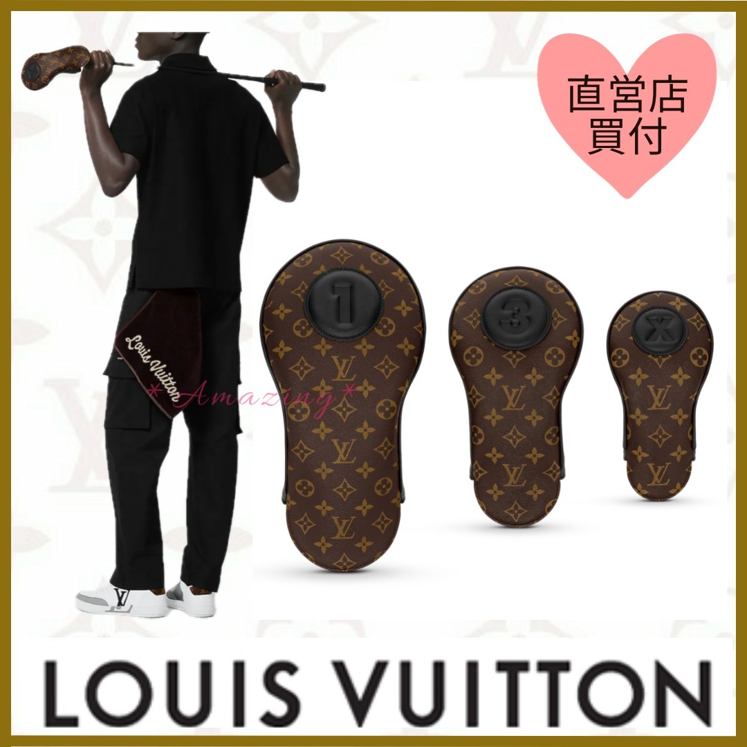 ゴルフ好き必見！ギフトにも】LOUIS VUITTON ヘッドカバー (Louis