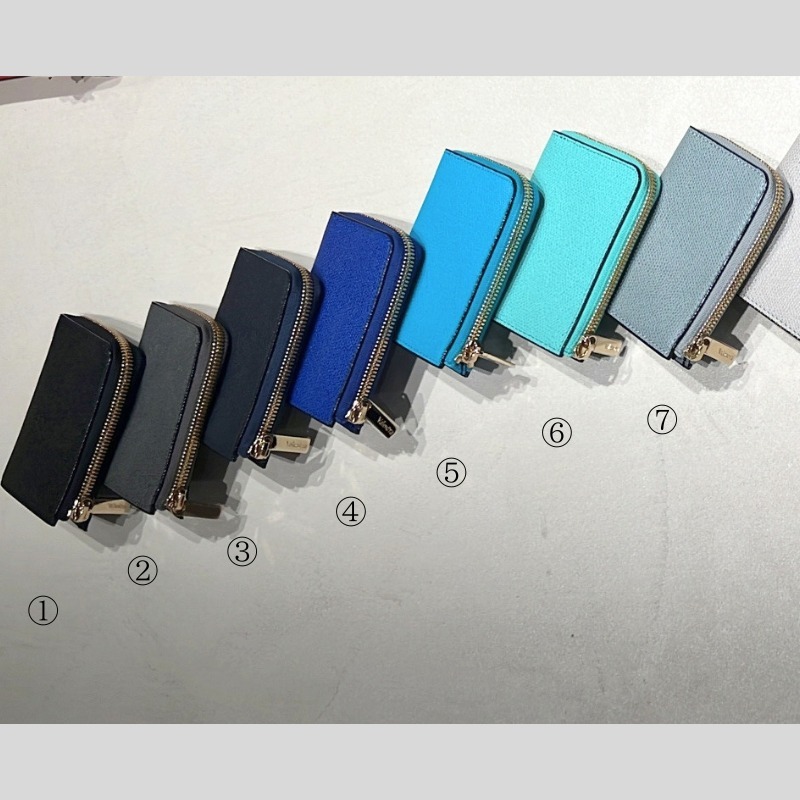 Valextra ヴァレクストラ ジップ キーホルダー キーケース 全色