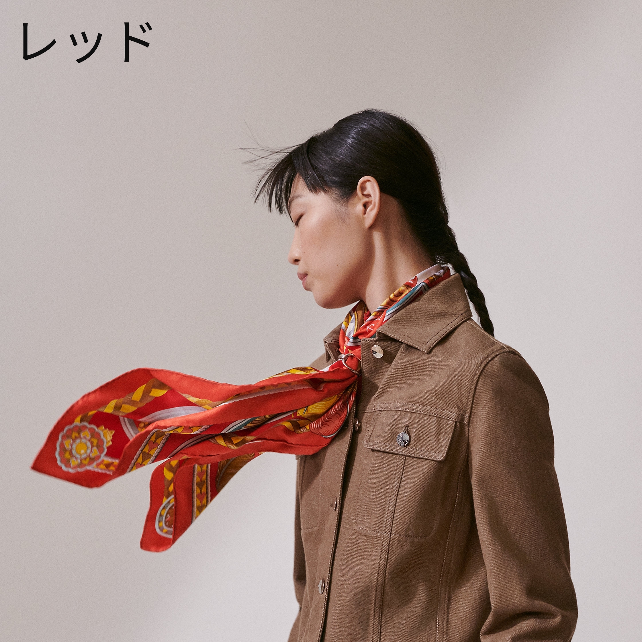 コーデのアクセントに】HERMES カレ90 アルネ・ドゥ・クール (HERMES