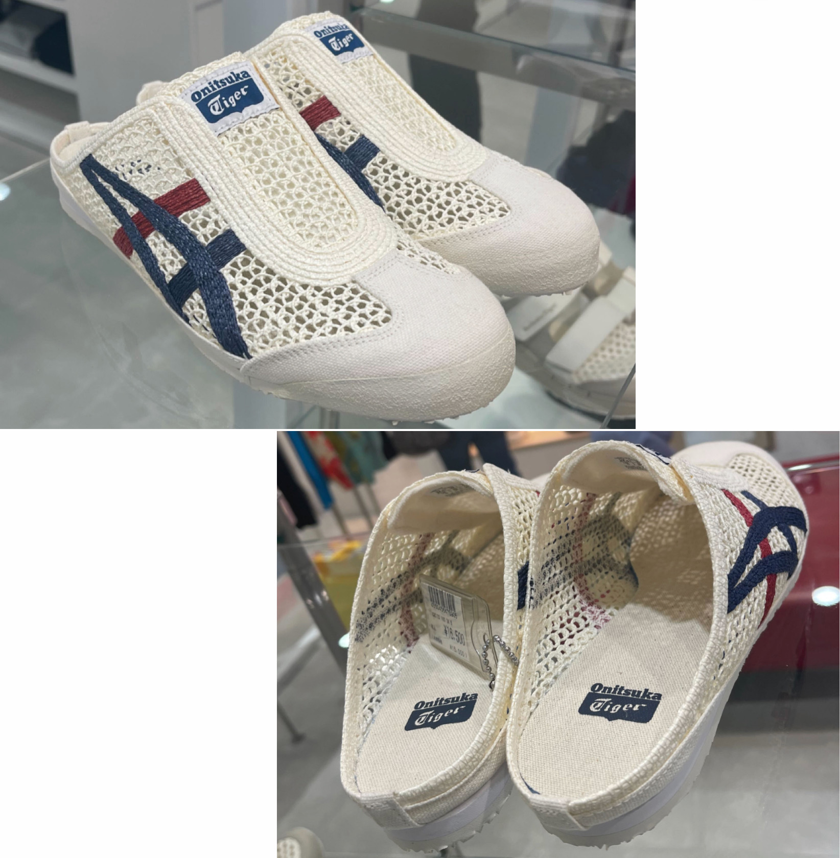 人気☆onitsuka tiger MEXICO 66 SABOT サンダル メッシュ 男女
