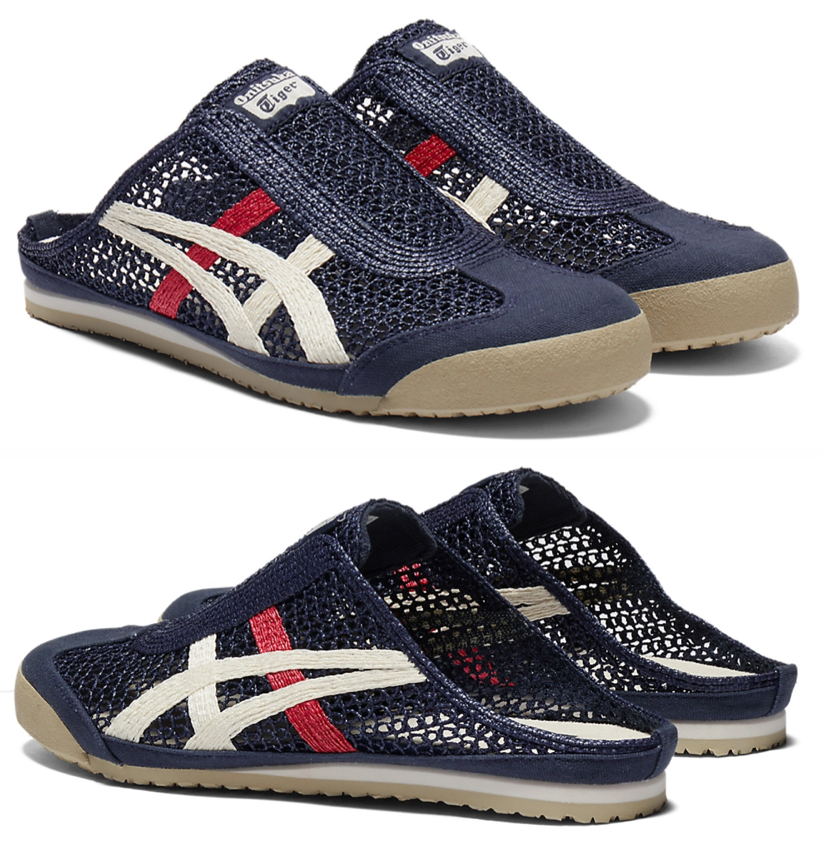 人気☆onitsuka tiger MEXICO 66 SABOT サンダル メッシュ 男女