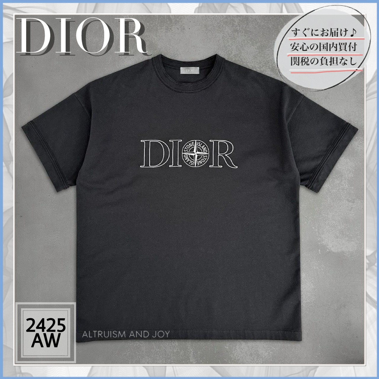 この夏のマストアイテム♪】DIOR AND STONE ISLAND Tシャツ (Dior/T