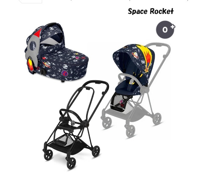 CYBEX☆MIOSコラボ フレーム＆シート+キャリーコット (CYBEX