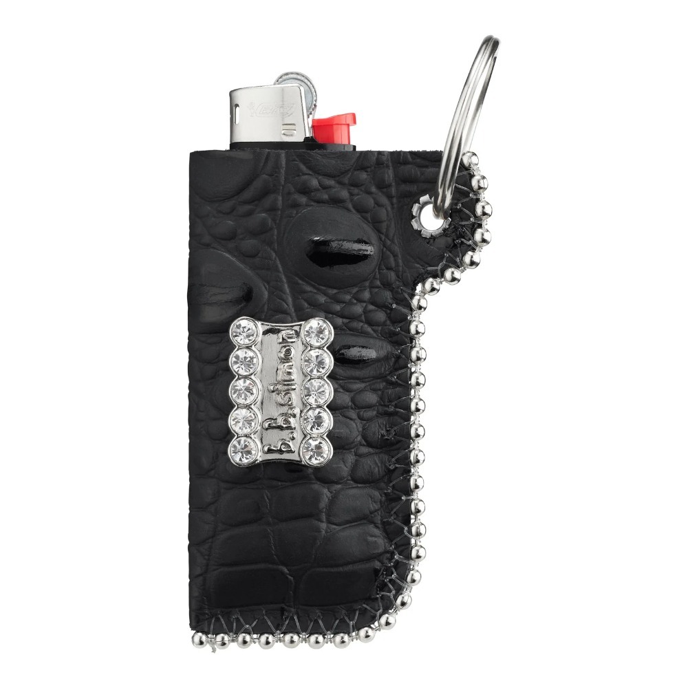 Supreme x B.B. Simon】Leather Lighter Case Keychain☆24FW (Supreme