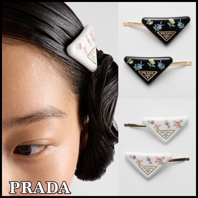 ギフトにも【PRADA】 ヘアクリップ (PRADA/ヘアアクセサリー
