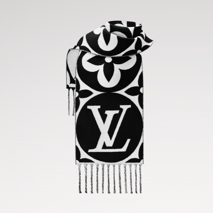 気分上がる☆国内発 】LV メダリオン・マフラー (Louis Vuitton