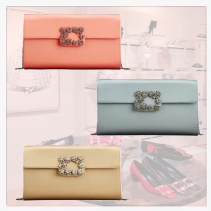 ピンク系 Roger Vivier(ロジェ・ヴィヴィエ) クラッチバッグ