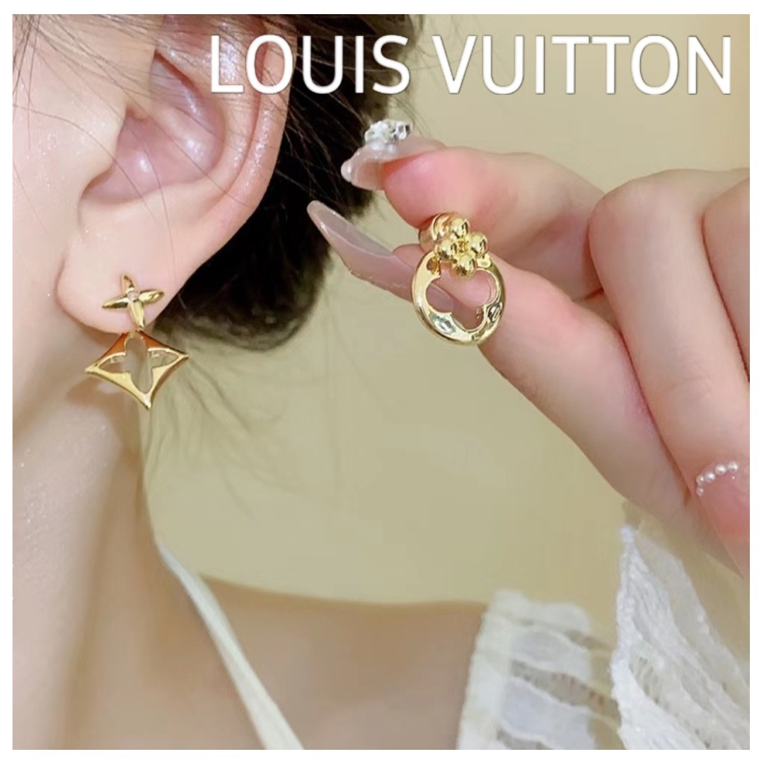 オシャレさん必見【LOUIS VUITTON】ピアス・LV フラワーグラム (Louis