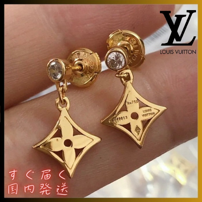 ✨美品✨ ルイ・ヴィトン ピアス LV スパイラル 片耳 M00764 ✨美品